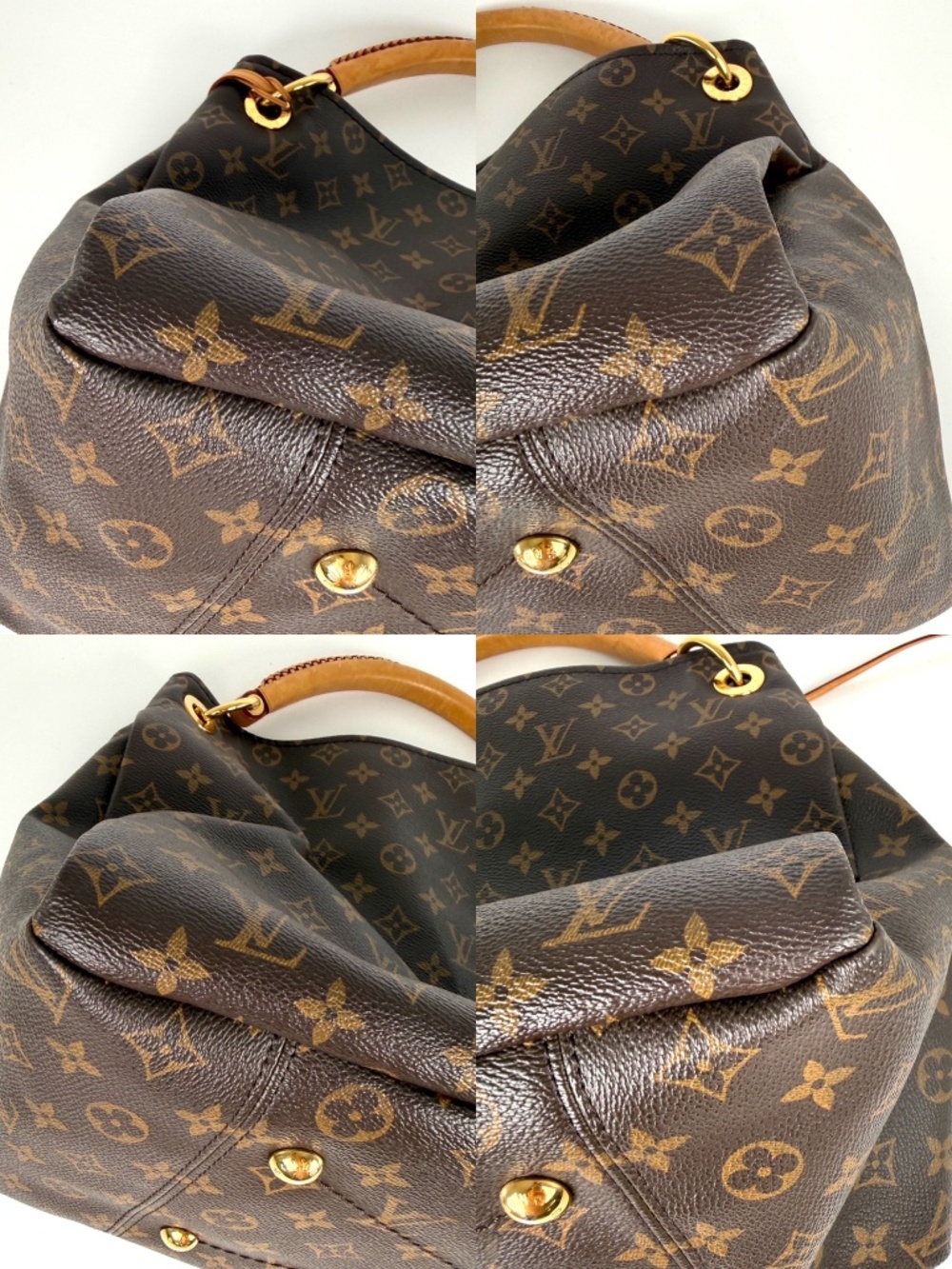 LOUIS VUITTON Artsy MM Monogram Canvas Brown Tote Shoulder Bag - Picture 8 of 15